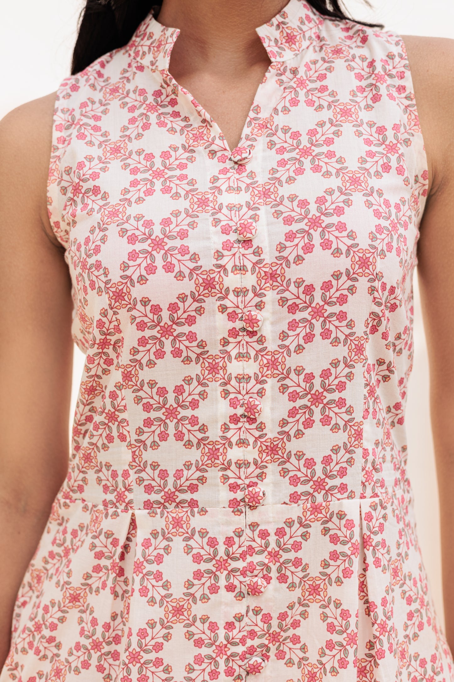 Anaya-Blush Coral with Hakoba Pants