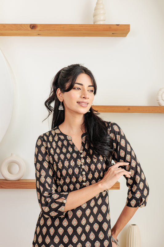 Black Friday Kurti with Plazzo Pants Family