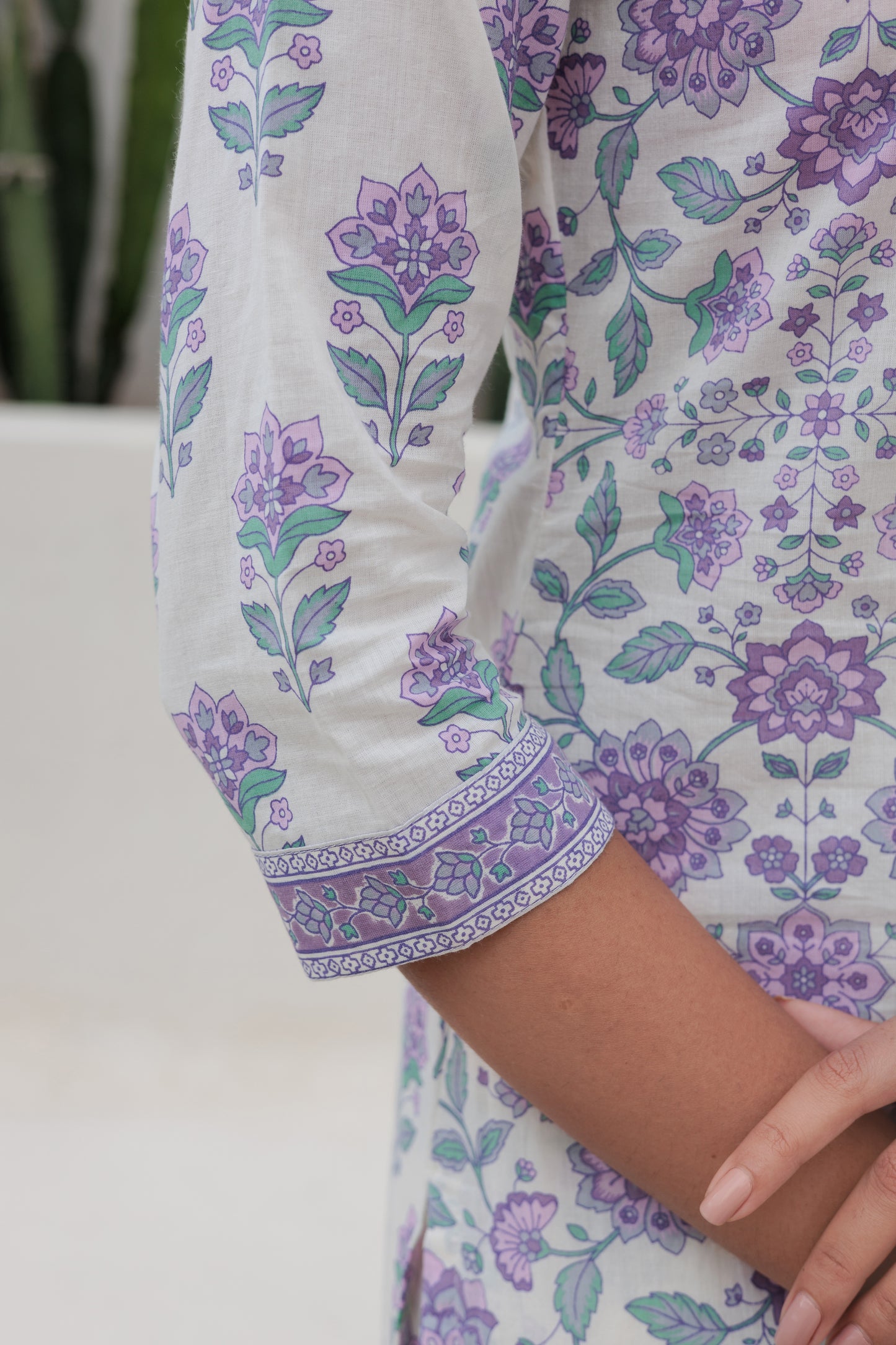 Dvinya Jamuni Angrakha Kurti Set