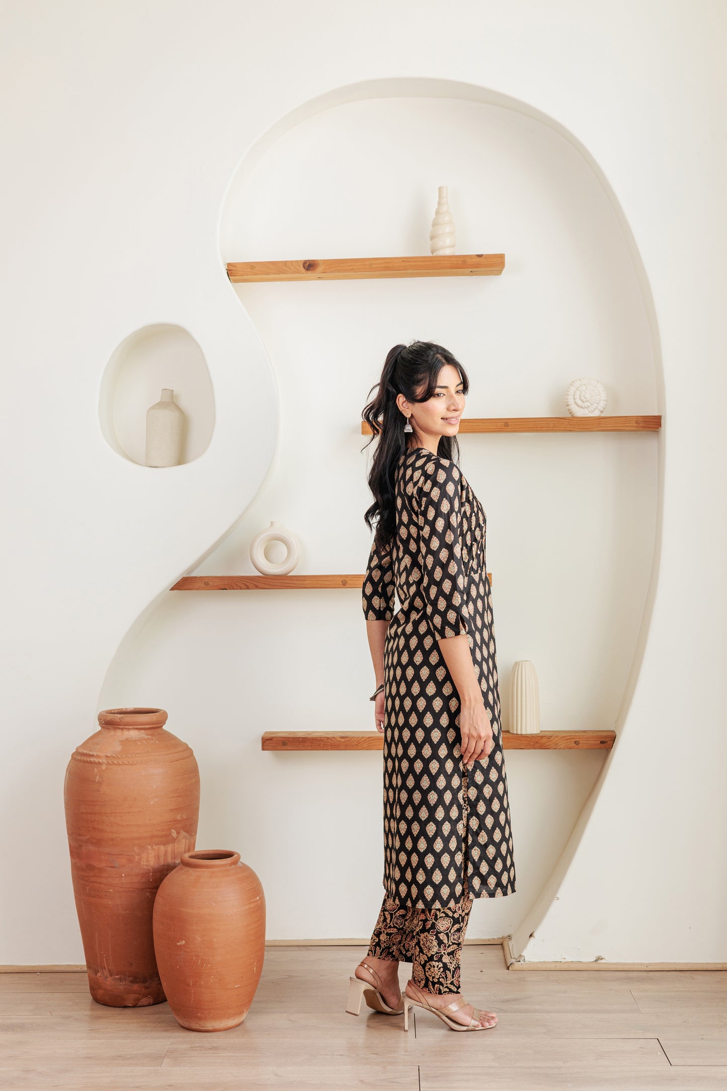 Black Friday Kurti with Plazzo Pants Family