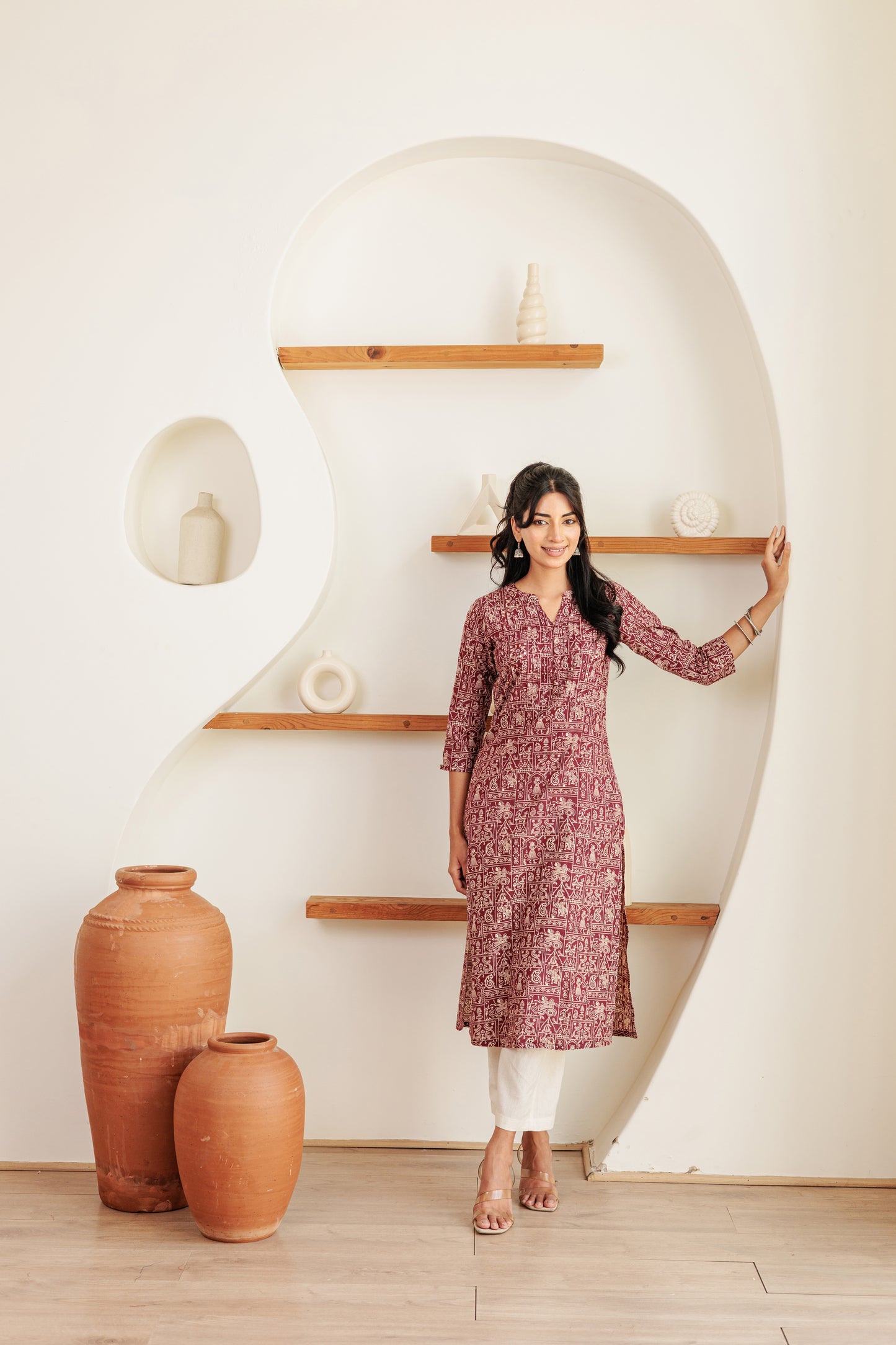 Egyptu Rani Kurti with Plazzo Pants Family