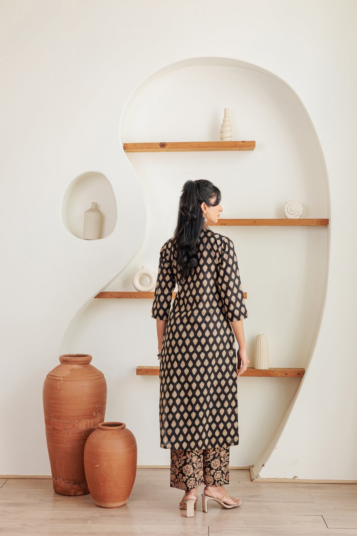 Black Friday Kurti with Plazzo Pants Family