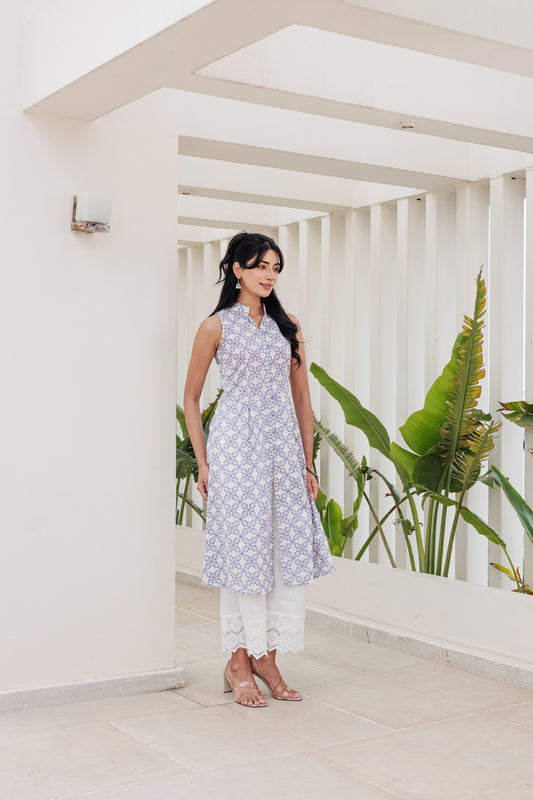 Anaya-Dusky Lilac with Hakoba Pants