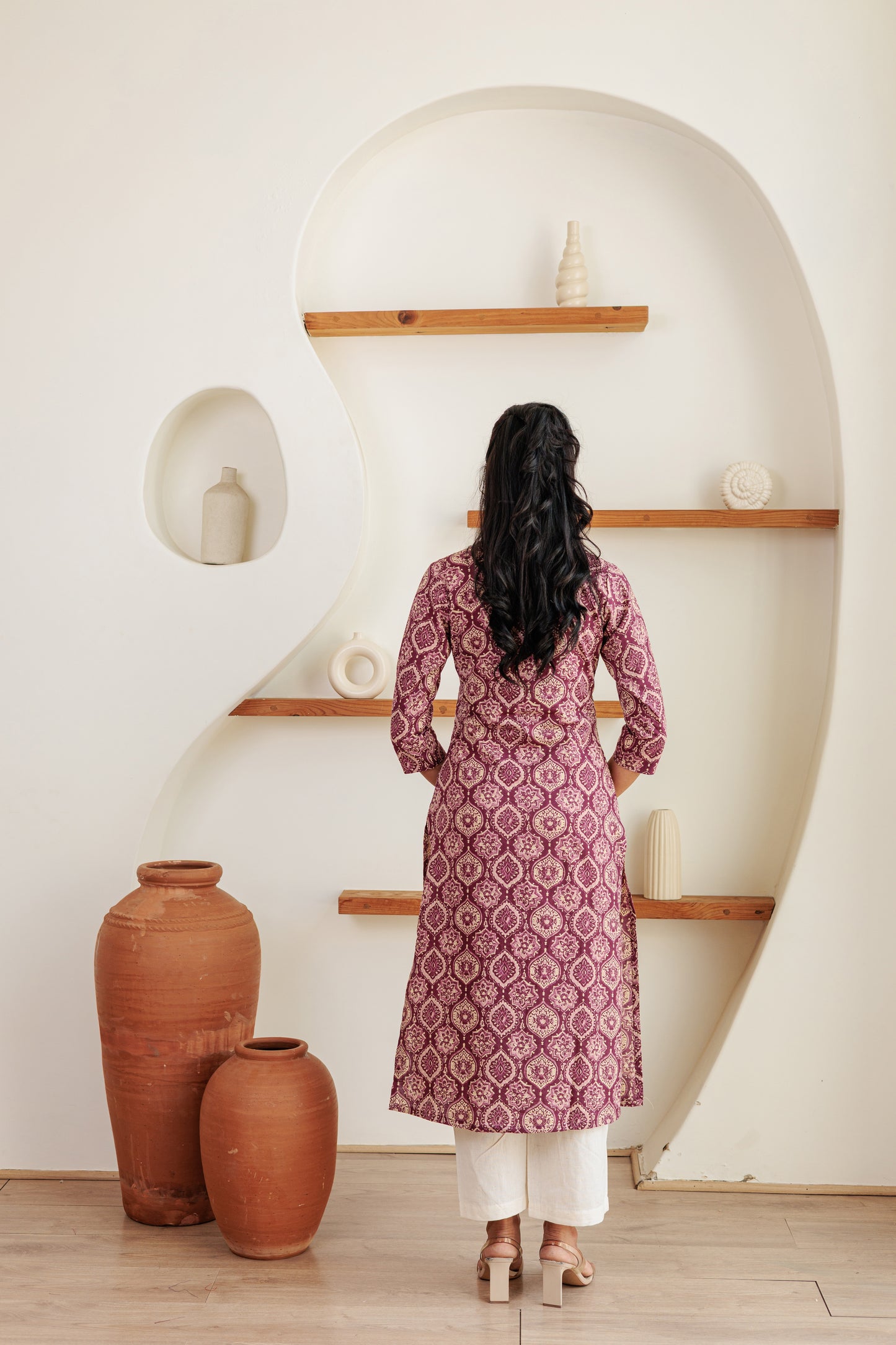 Kathiripoo Kurti with Plazzo Pants Family
