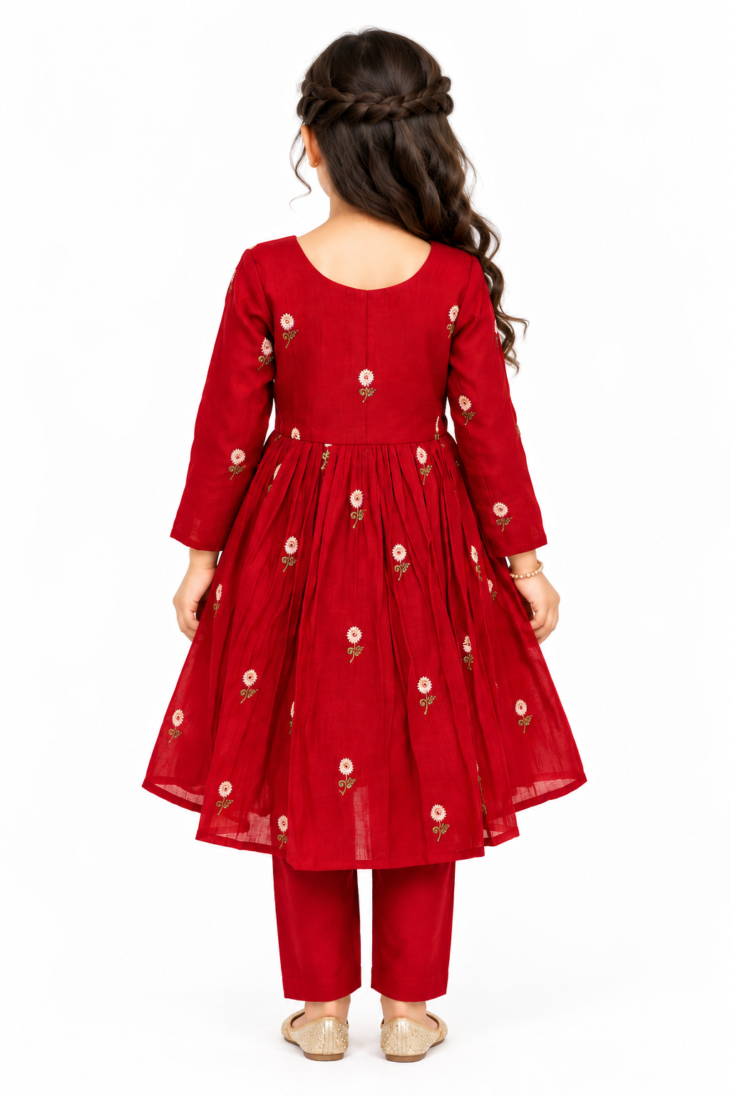 Roja Rani Floral Kurti Set