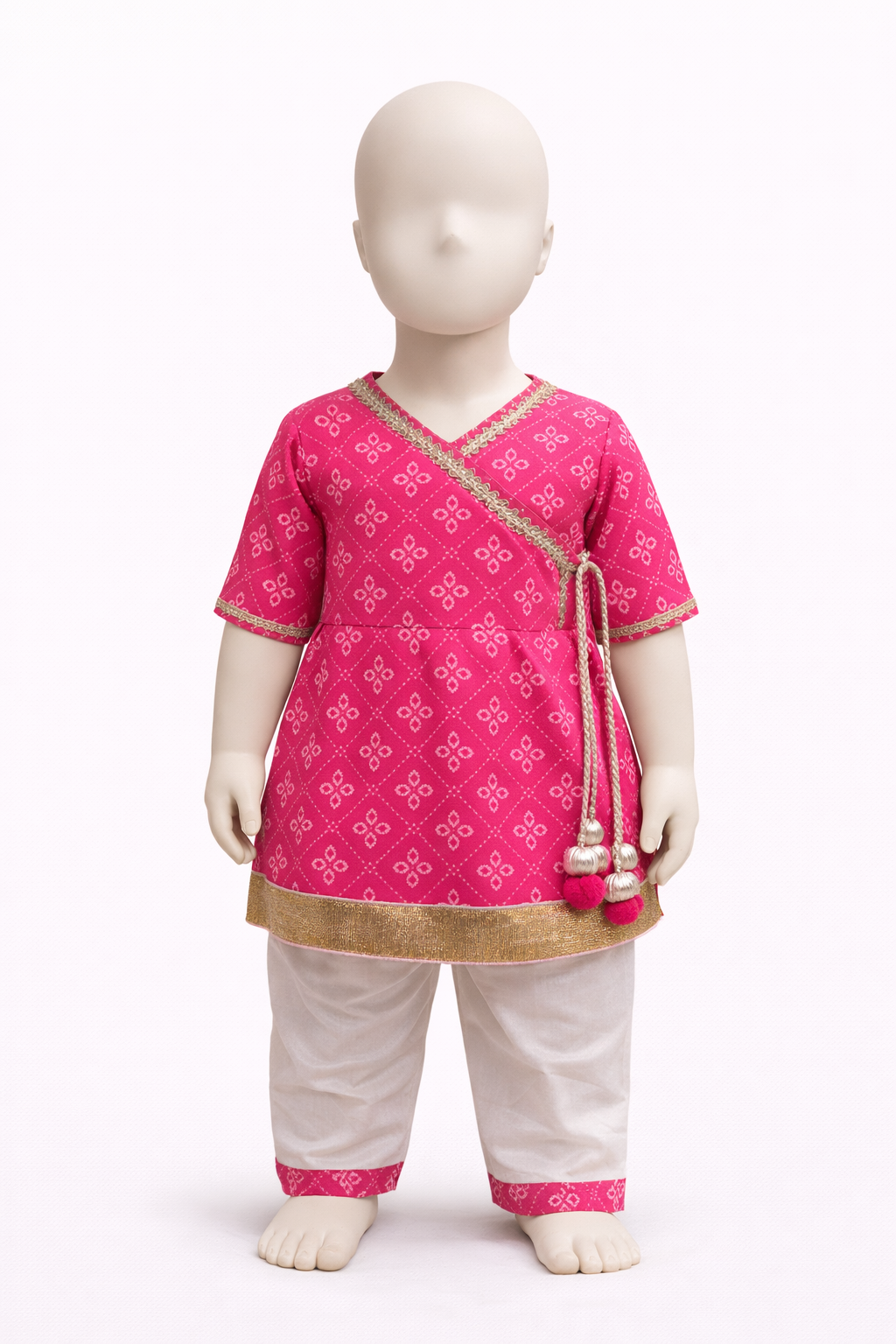 Raspberry Glam Kurti