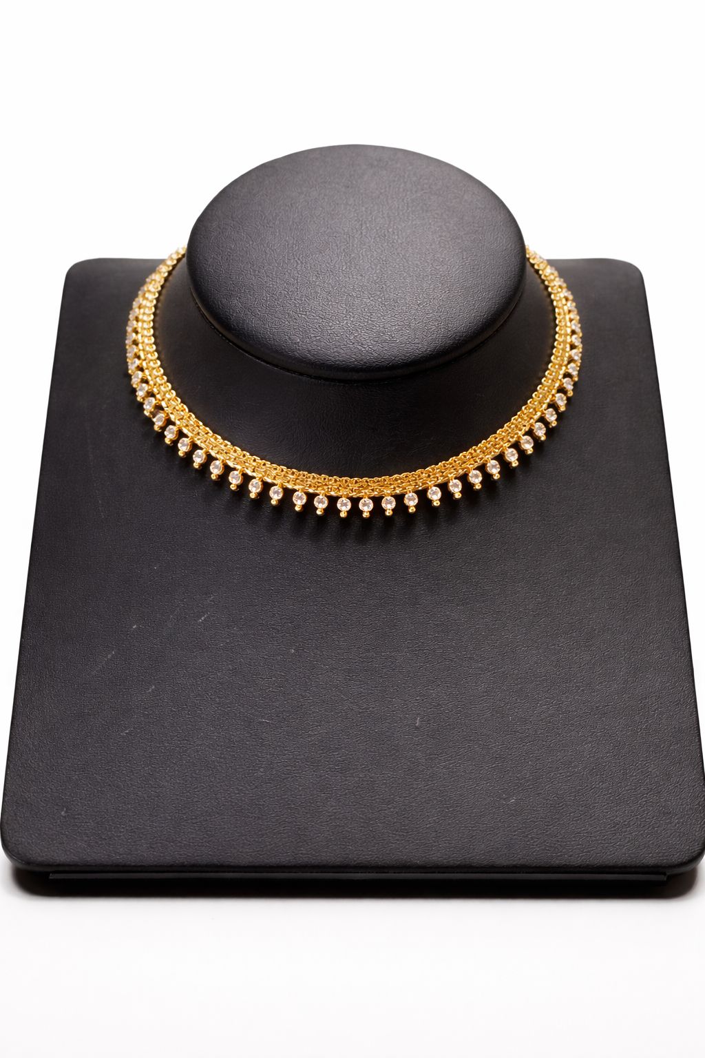 Dainty White Stone Necklace