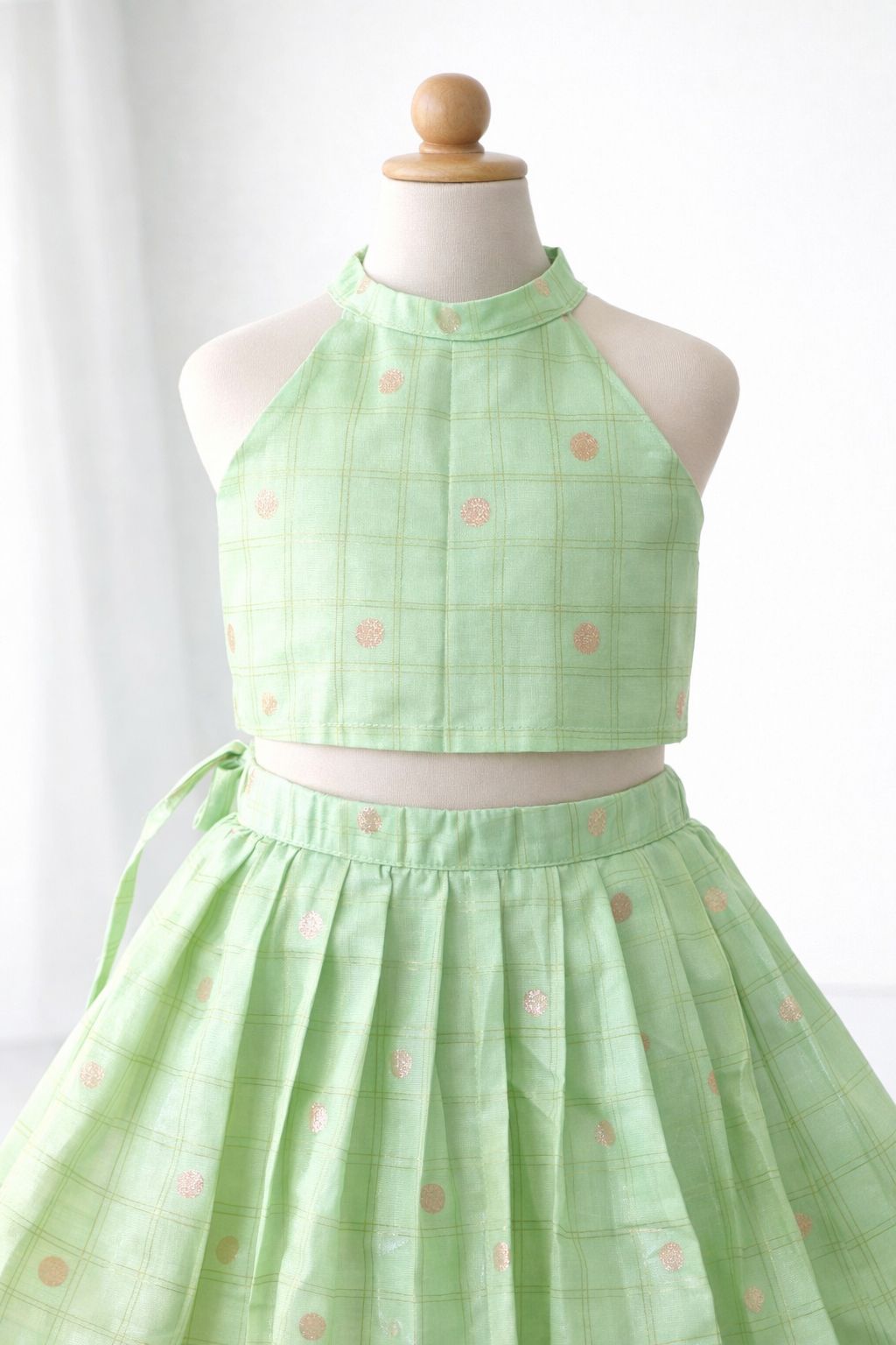 Pastel Green Skirt and Top