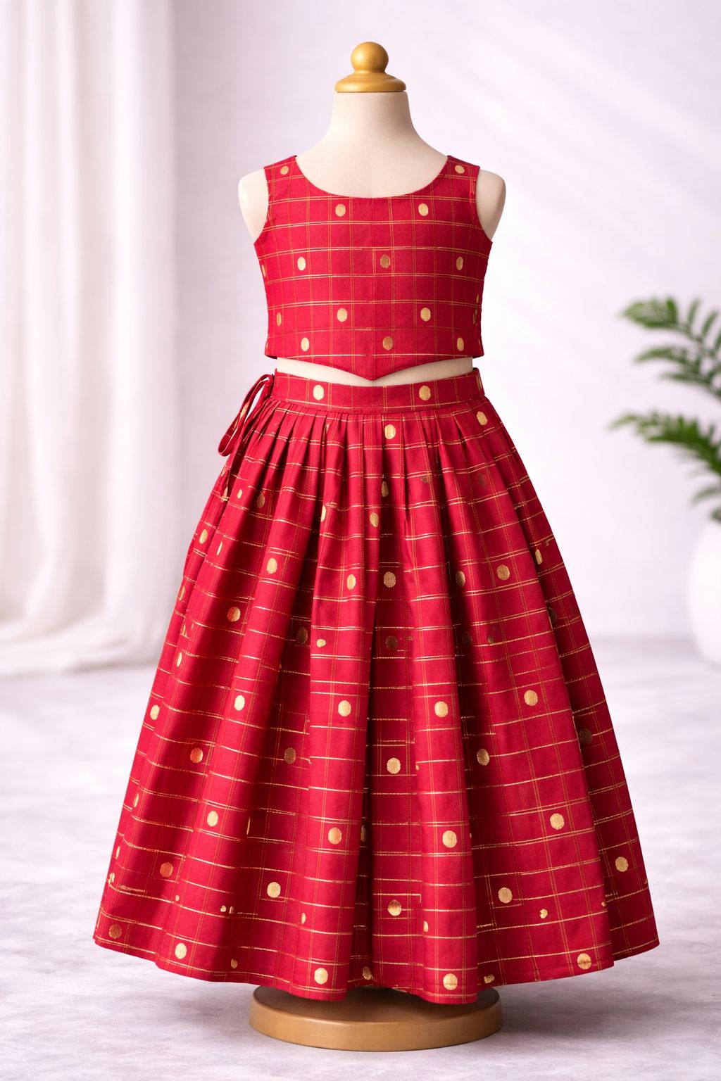 Rani Vermilion Skirt and Top