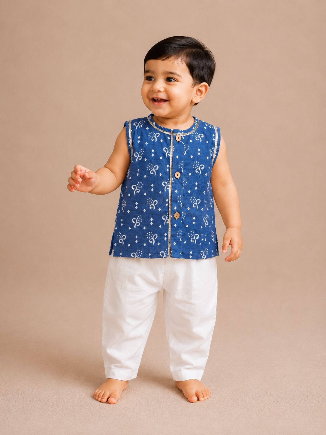 Indigo Breeze Kurta Set