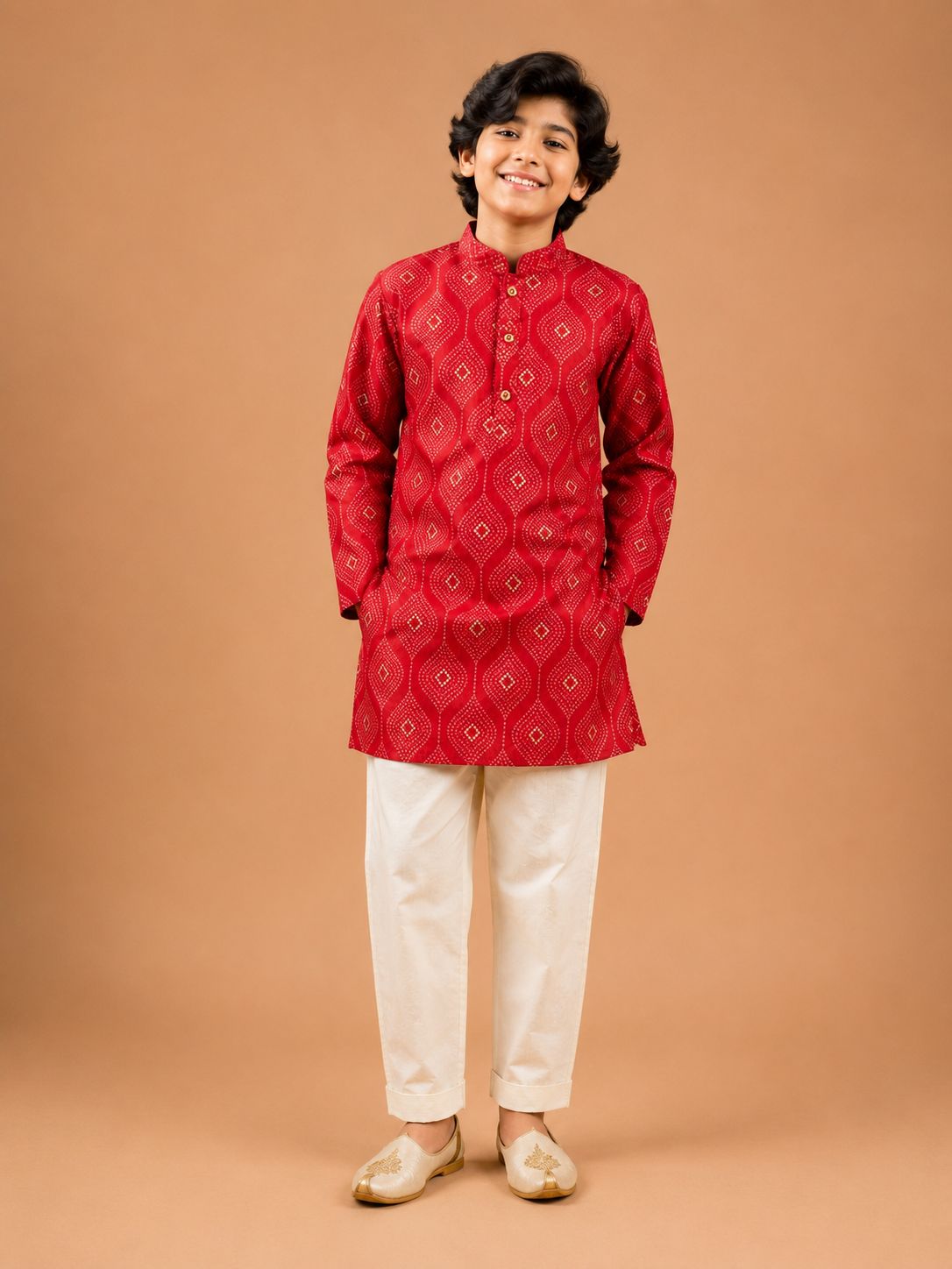 Crimson Diamonds Kurta Pajama
