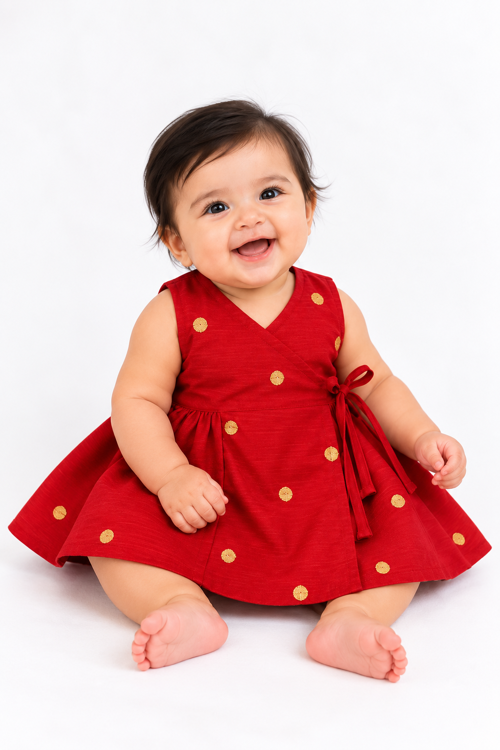 Red Butta Frock