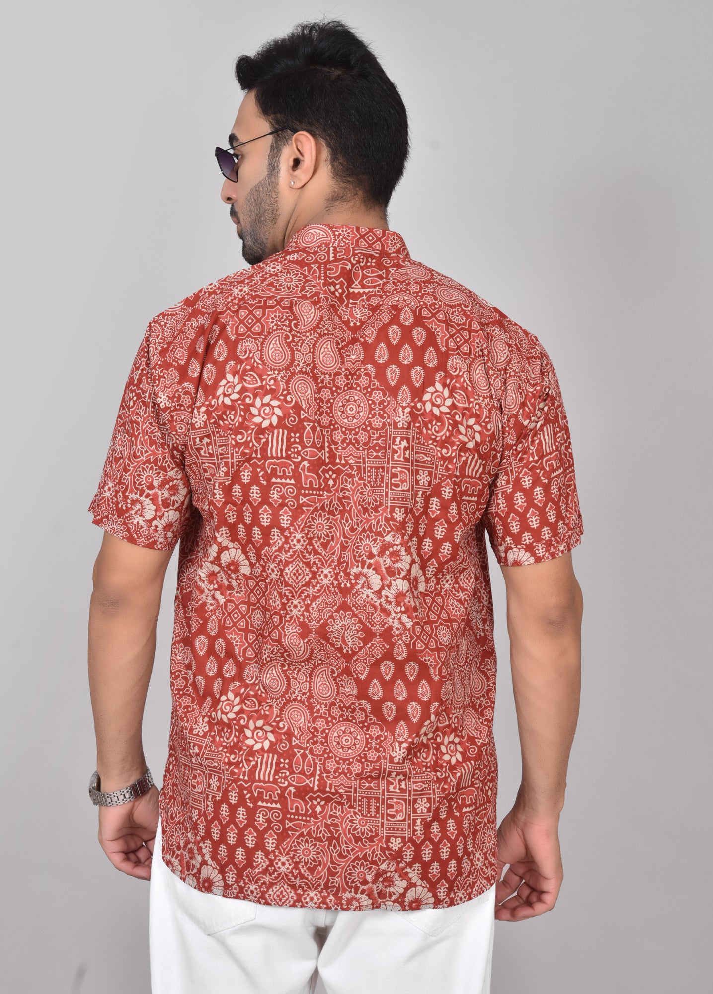 Kadha Oviyam Short Sleeves Kurta