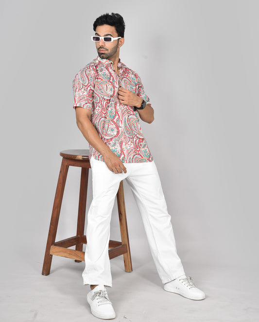 Jaipur Poovae Short Sleeves Kurta