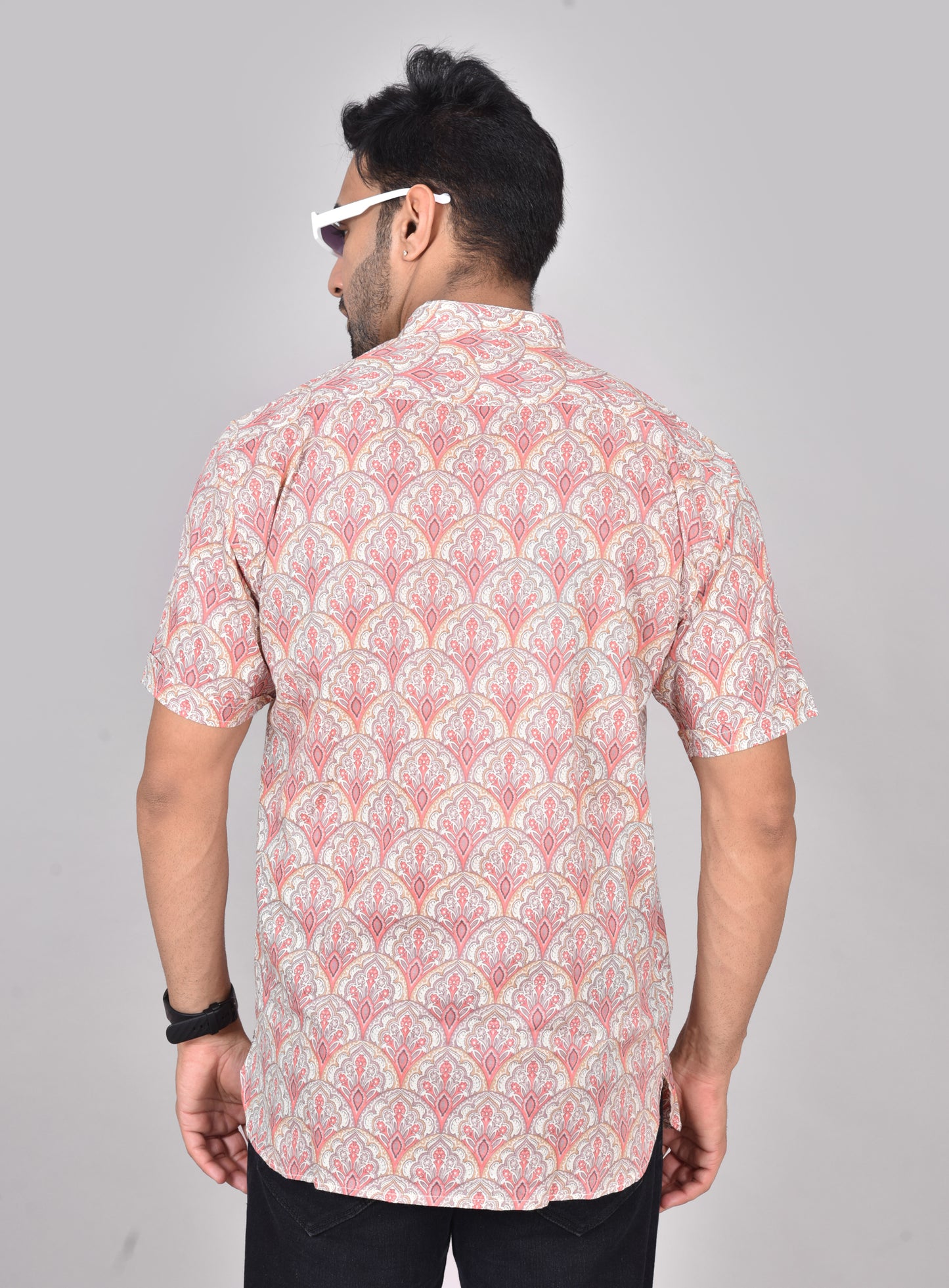 Jharokha Malar Short Sleeves Kurta