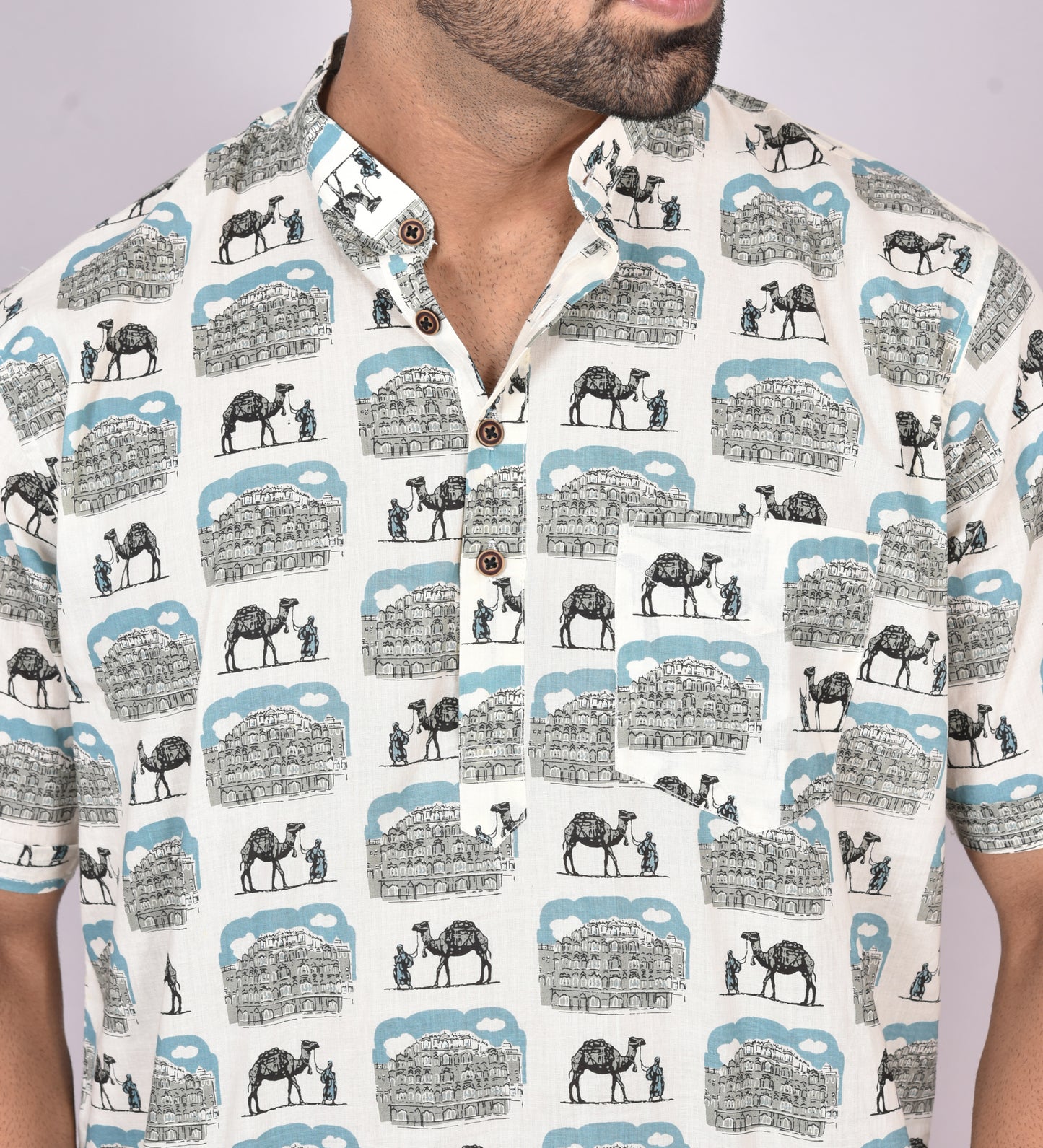 Hawa Mahal Short Sleeves Kurta