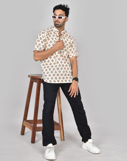 Ponn Malar Short Sleeves Kurta