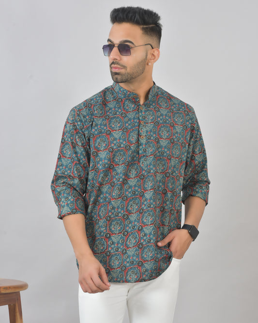 Nilam Poovae Long Sleeves Kurta