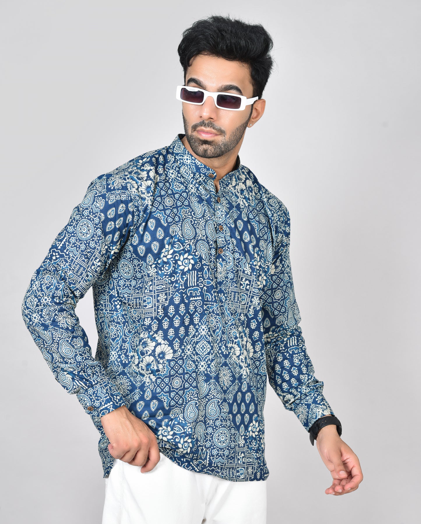 Indigo Oviyam Long Sleeves Kurta