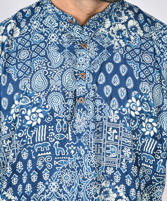 Indigo Oviyam Long Sleeves Kurta