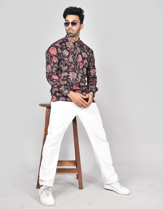 Iravu Poo Long Sleeves Kurta