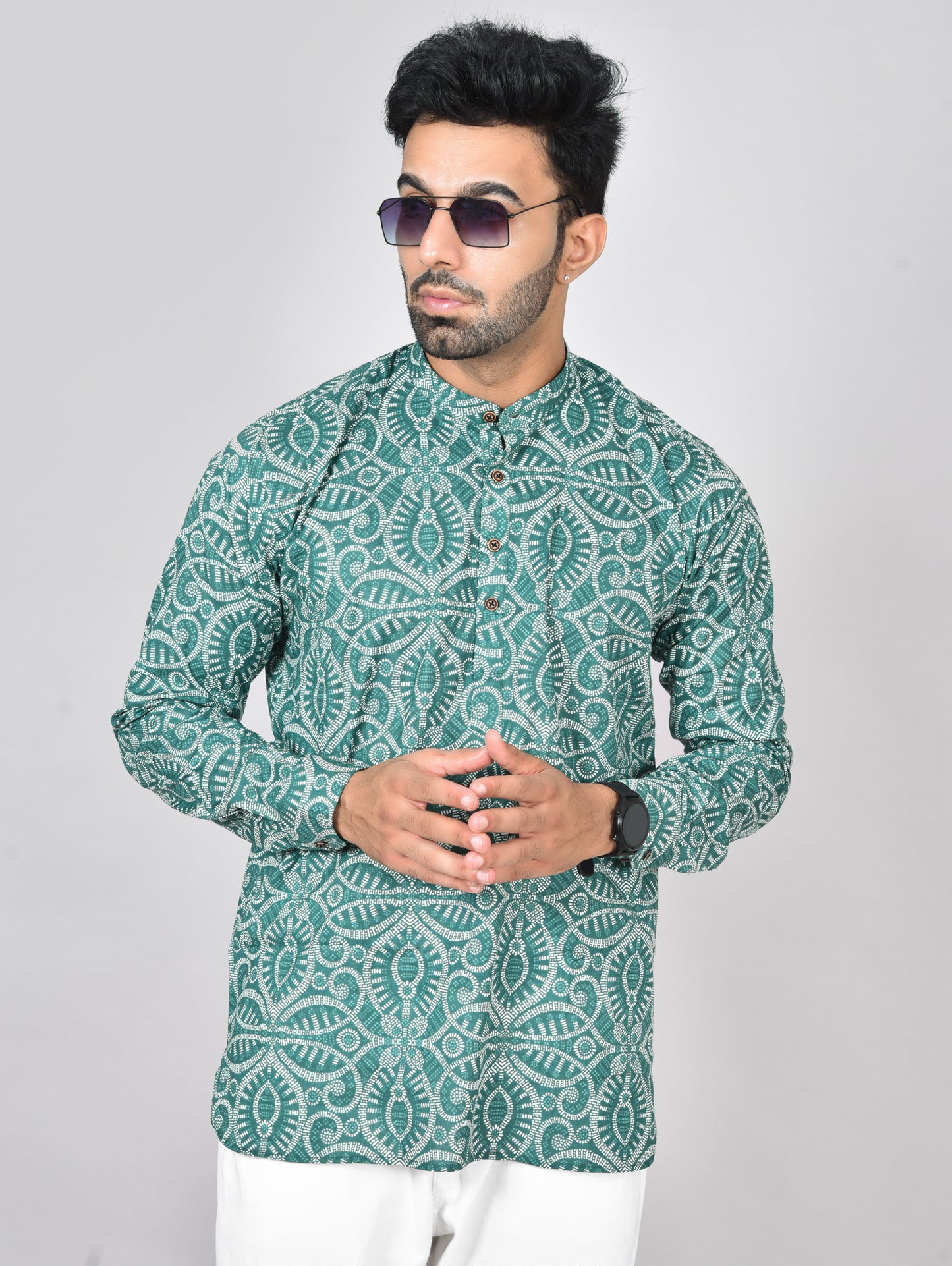 Maragatha Long Sleeves Kurta
