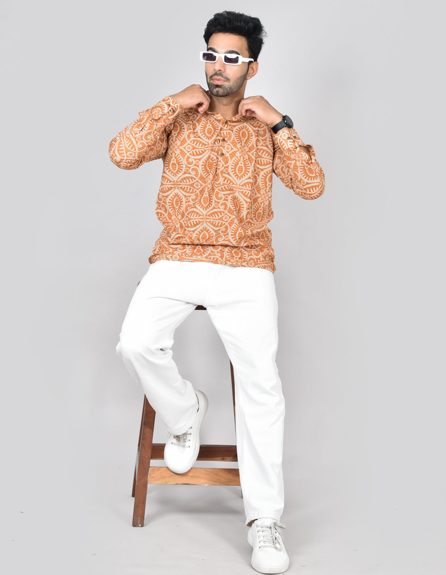 Kavi Sutru Long Sleeves Kurta