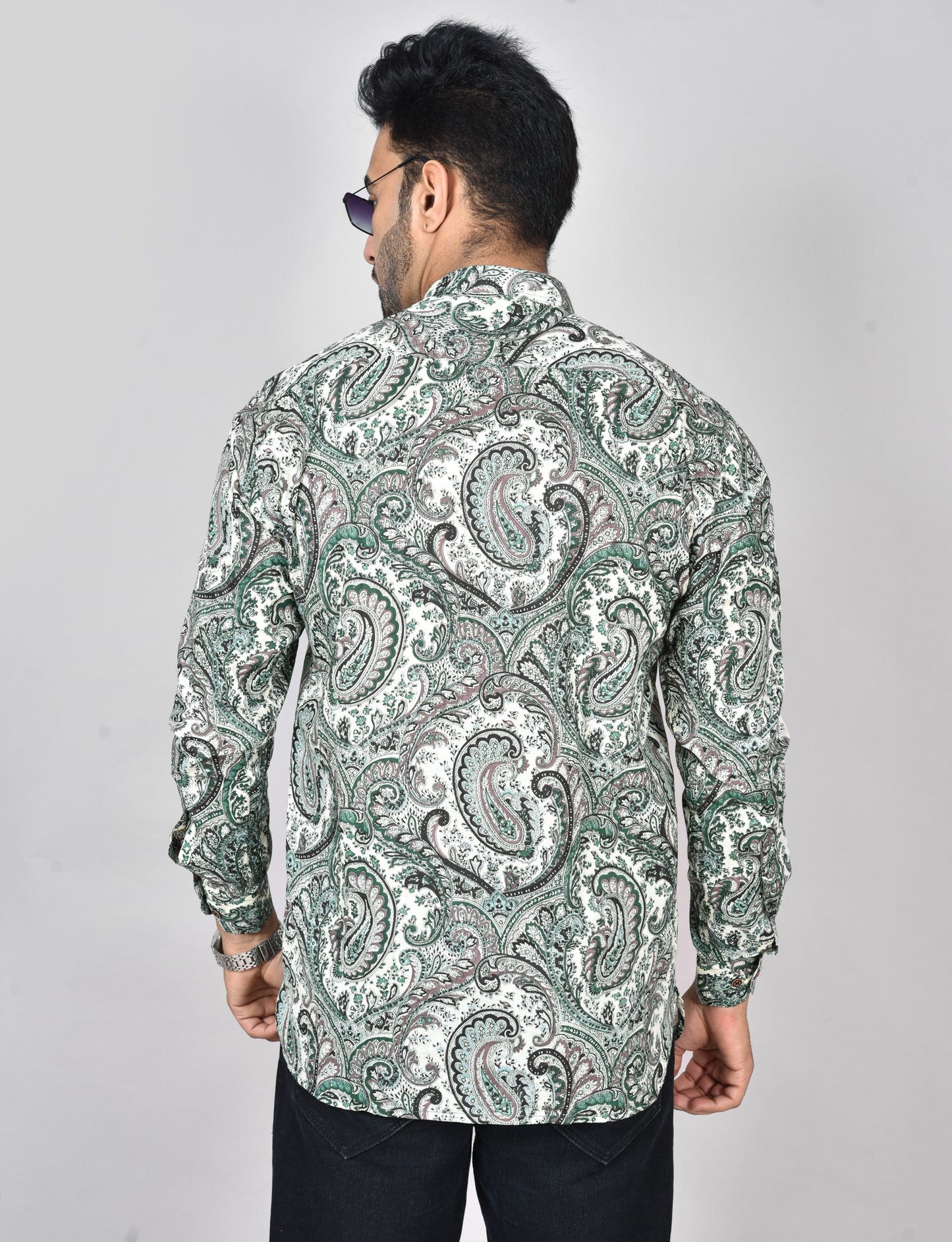 Maragatha Paisley Long Sleeves Kurta