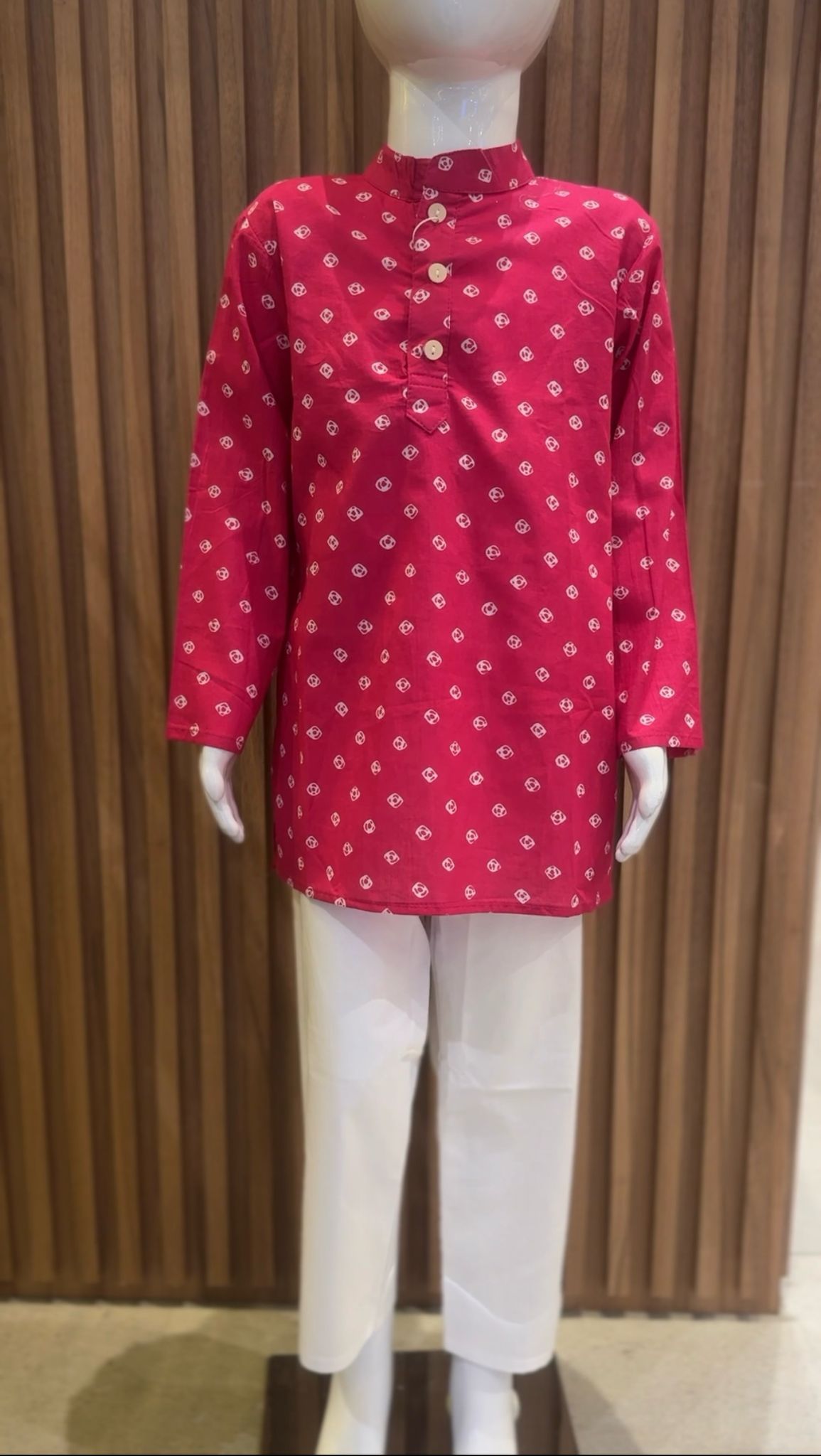 Bandung Pink Kurta Pyjama Set