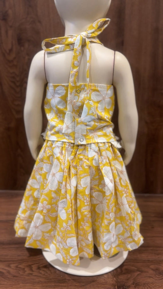Yellow Bloom Halter Set