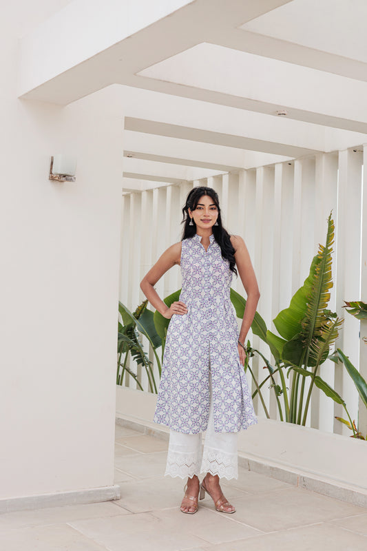 Anaya-Dusky Lilac with Hakoba Pants