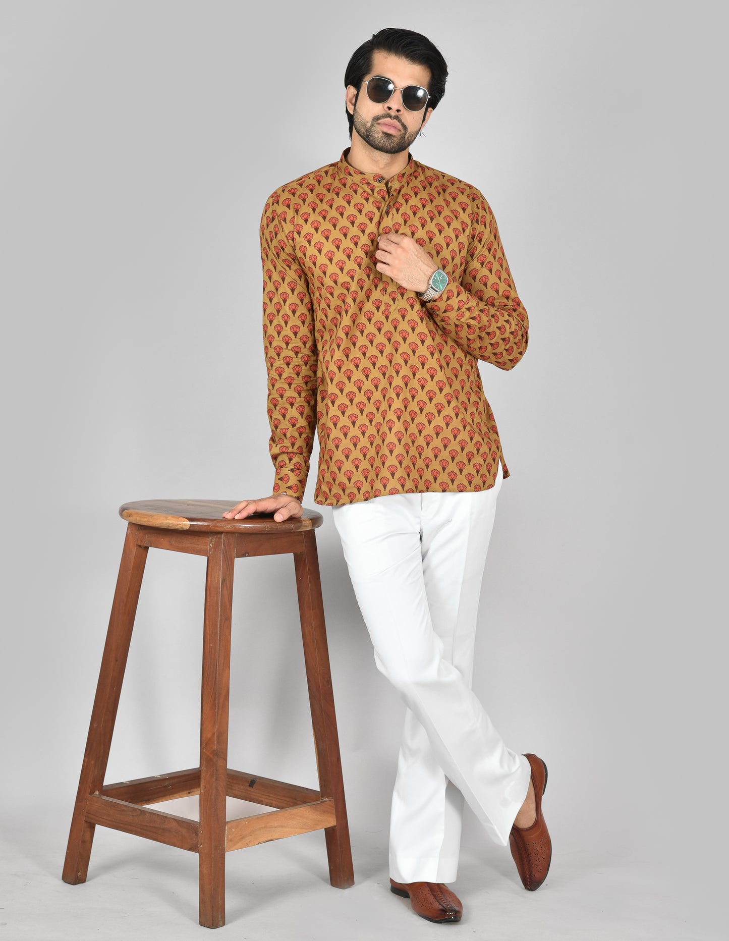 Manjal Malar Long Sleeves Kurta