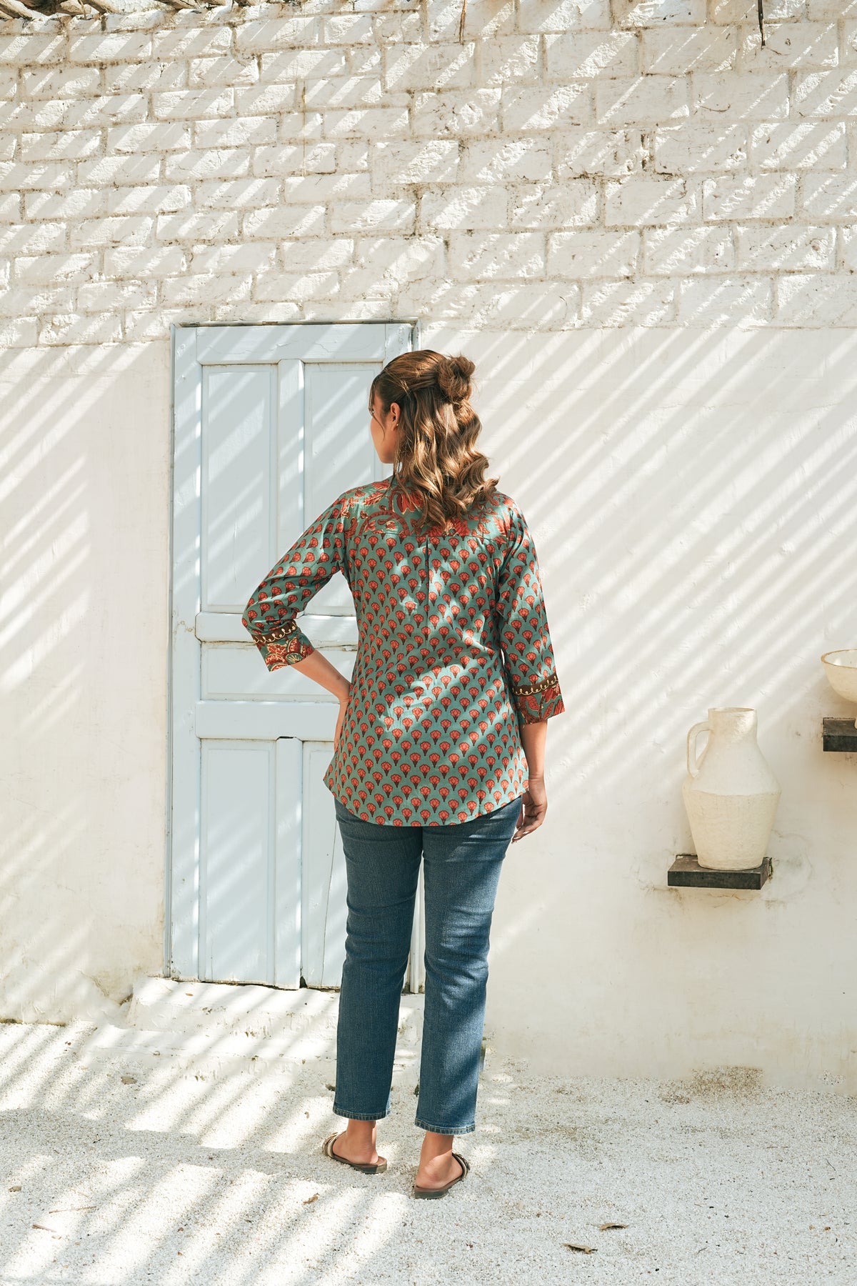 Coral Sky Ladies Top