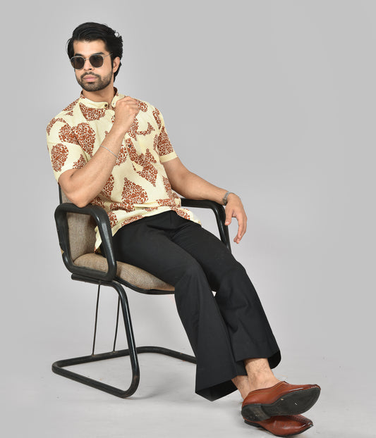 Sienna Heritage Short Sleeves Kurta