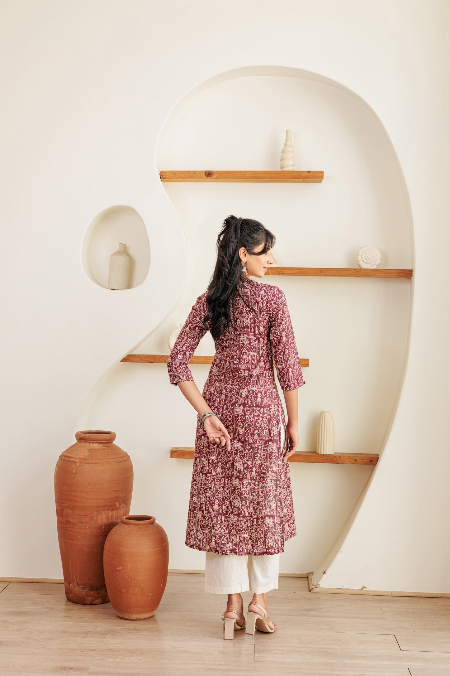 Egyptu Rani Kurti with Plazzo Pants Family