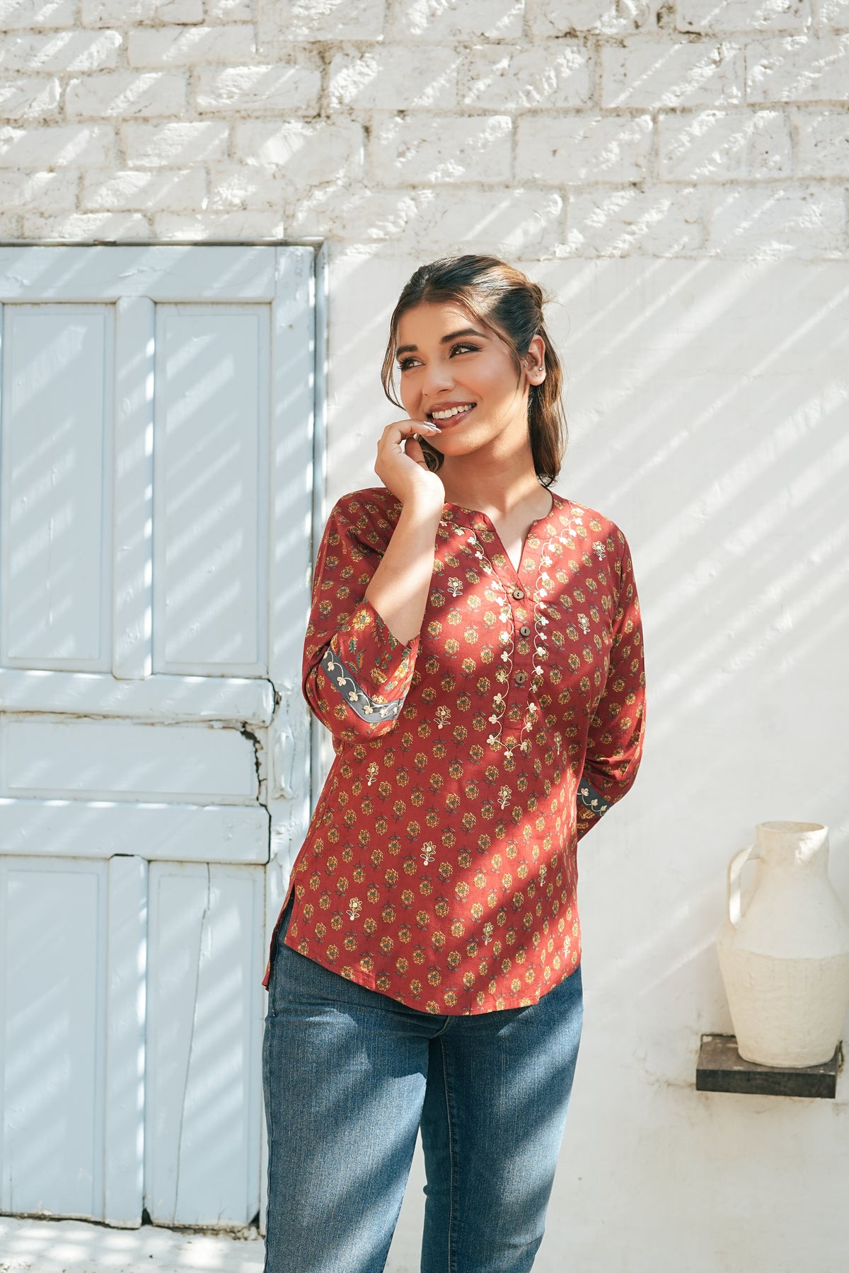 Vermilion Ladies Top