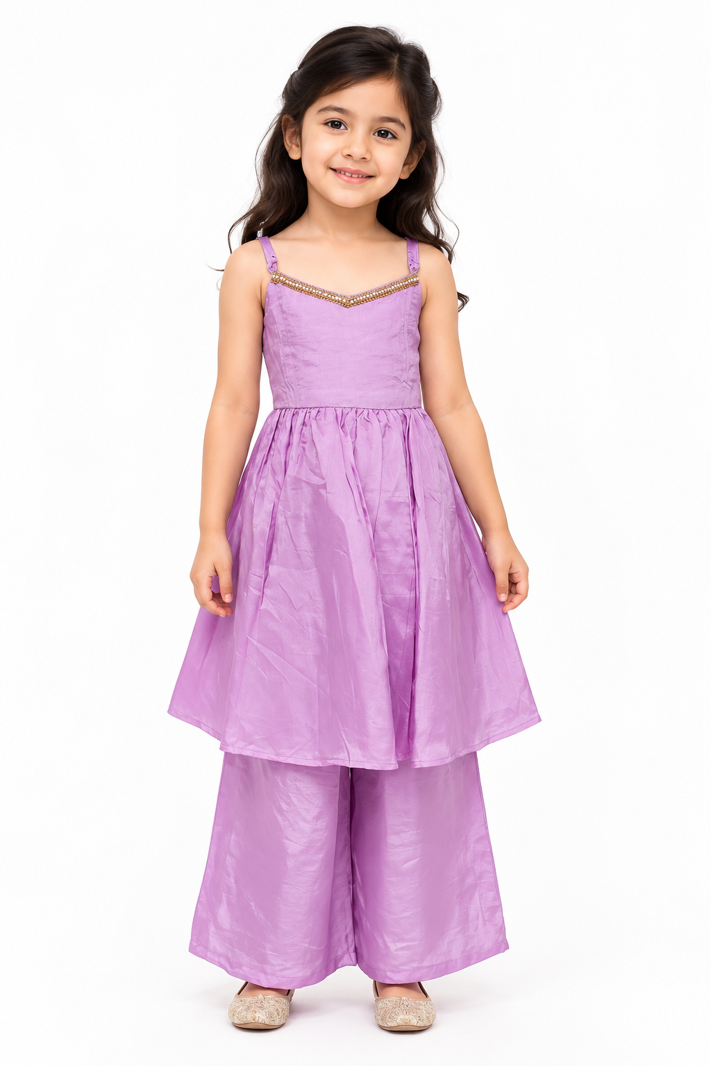 Lavender Nila Palazzo Set with Dupatta