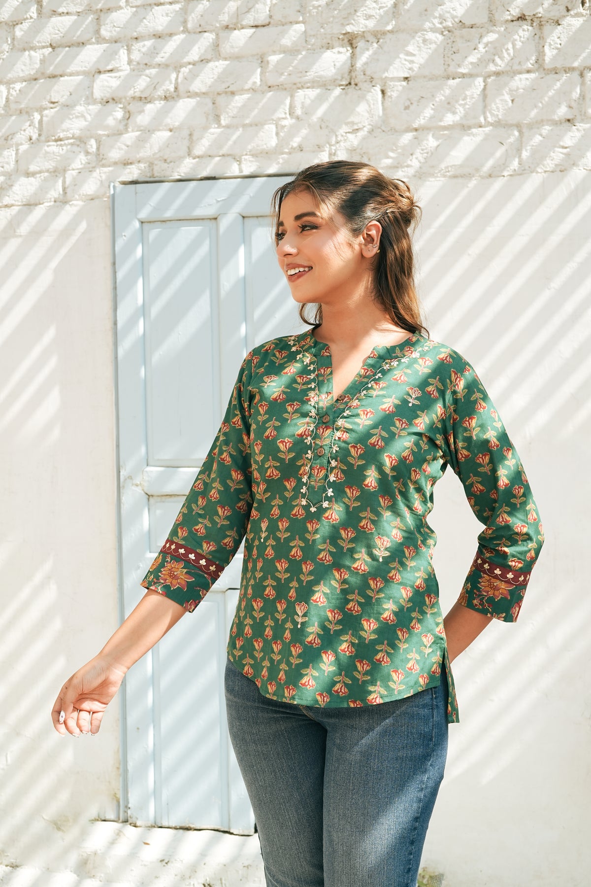 Jade Ladies Top