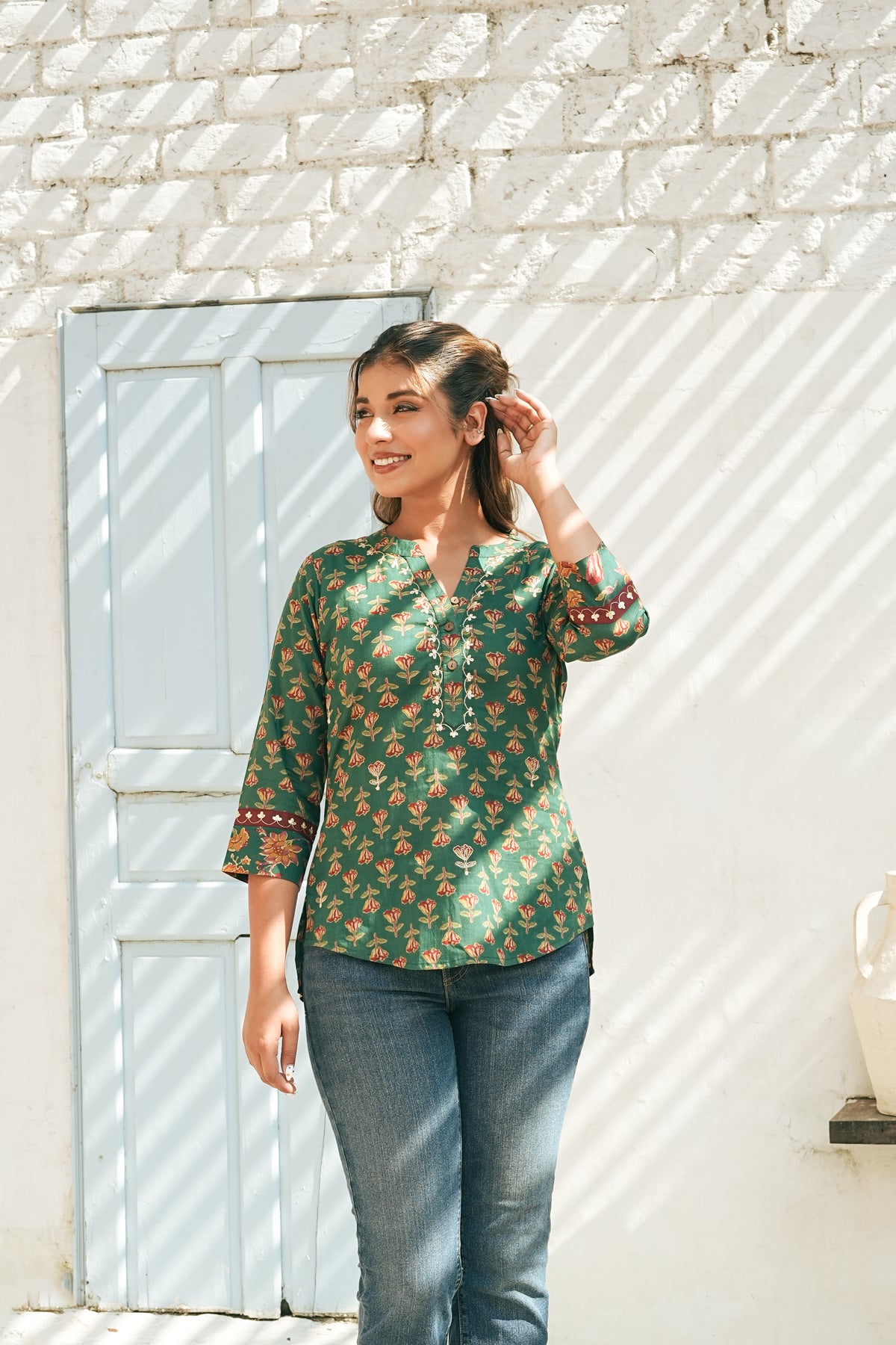 Jade Ladies Top