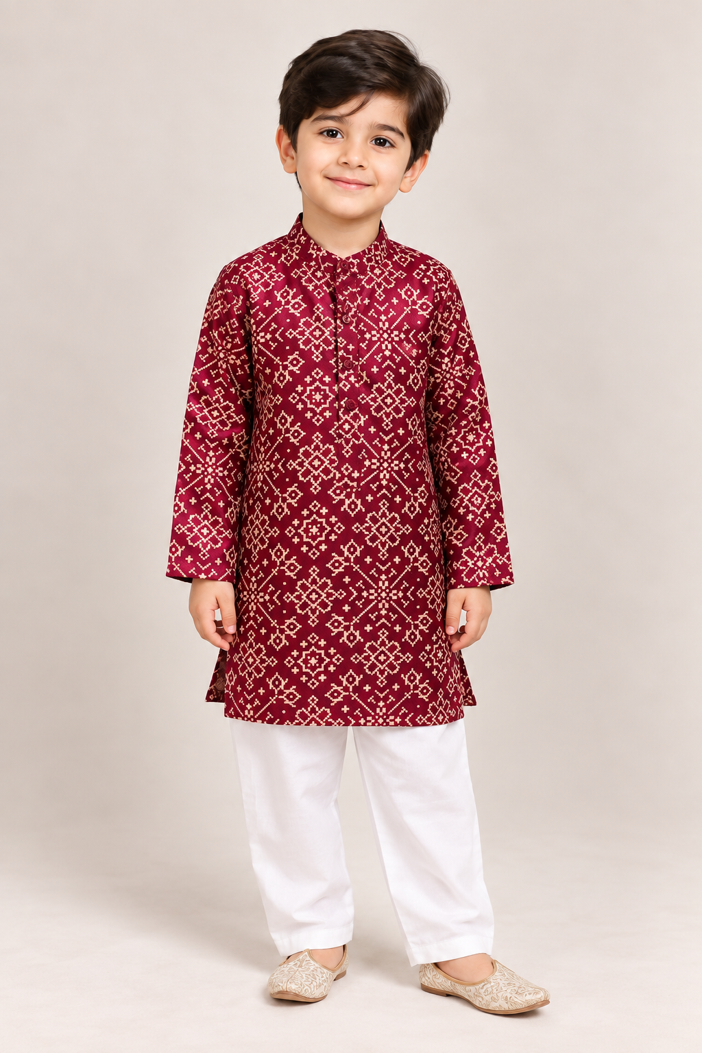 Oodha Pon Kattam Kurta Set