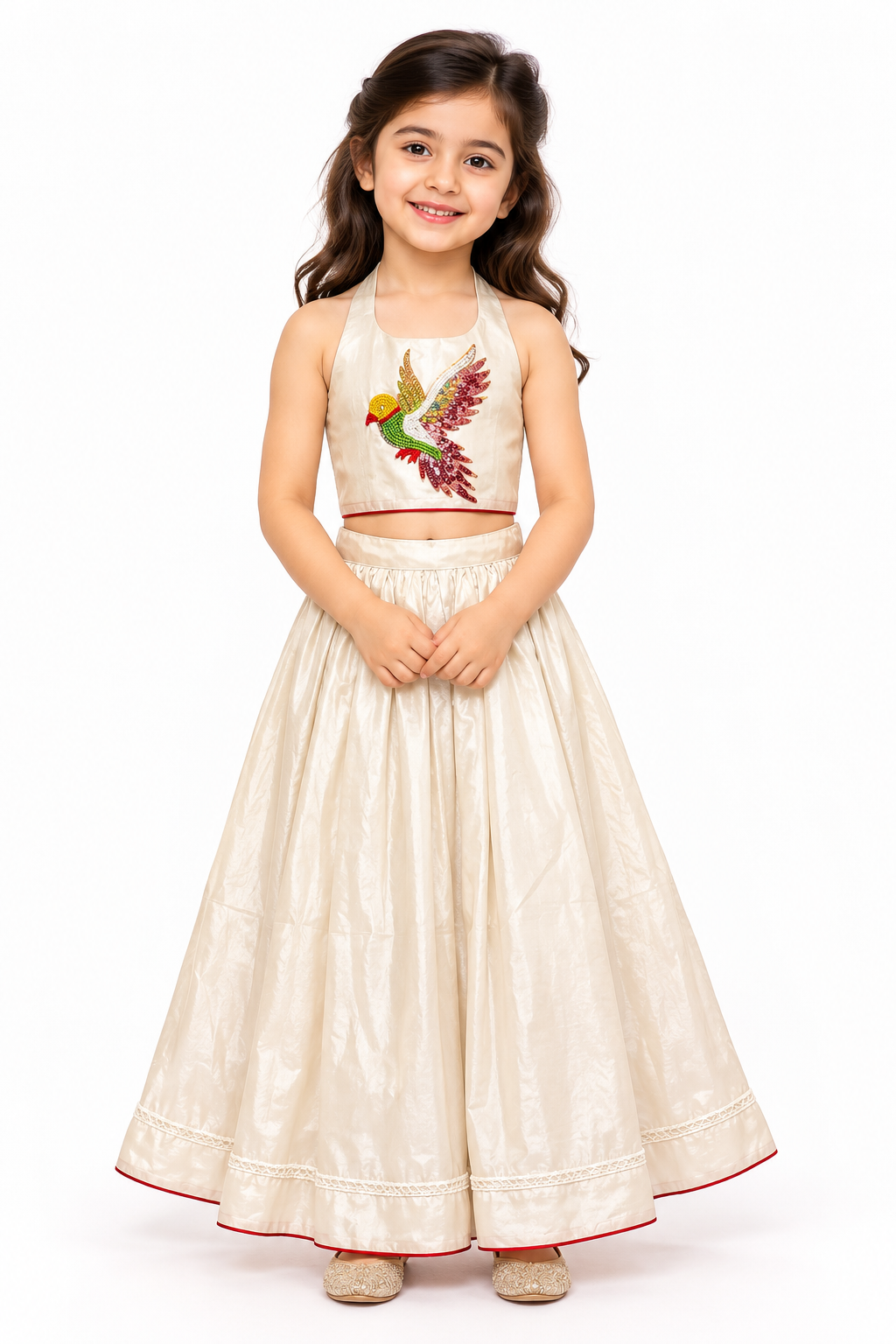 Kili Azhagi Skirt and Top