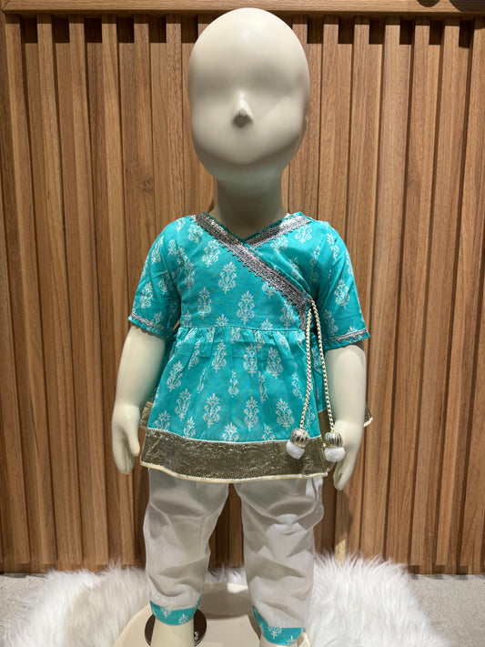 Turquoise Charm Kurti