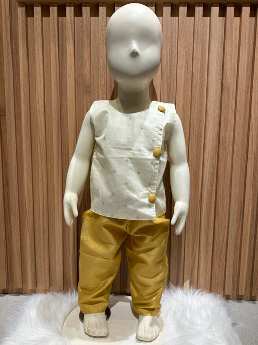 Ivory Gold Kurta Set