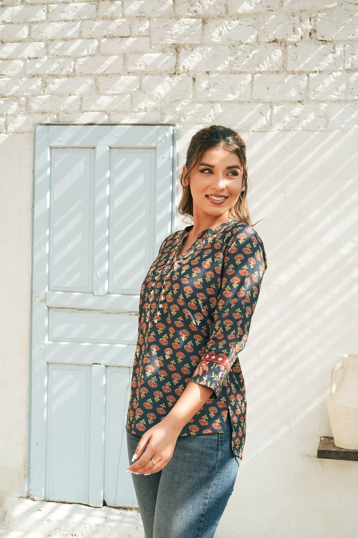 Indigo Ladies Top
