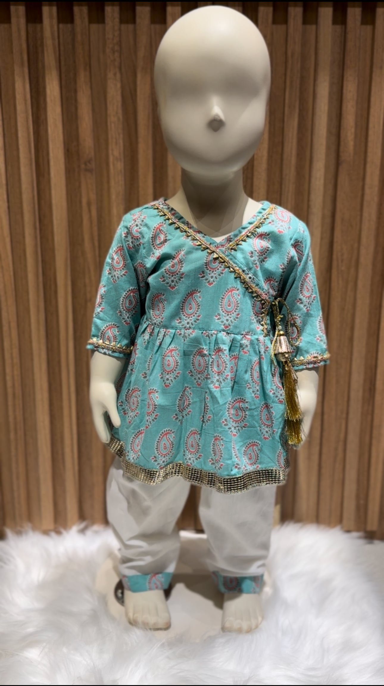 Aamrita Sea Foam Green Kurti