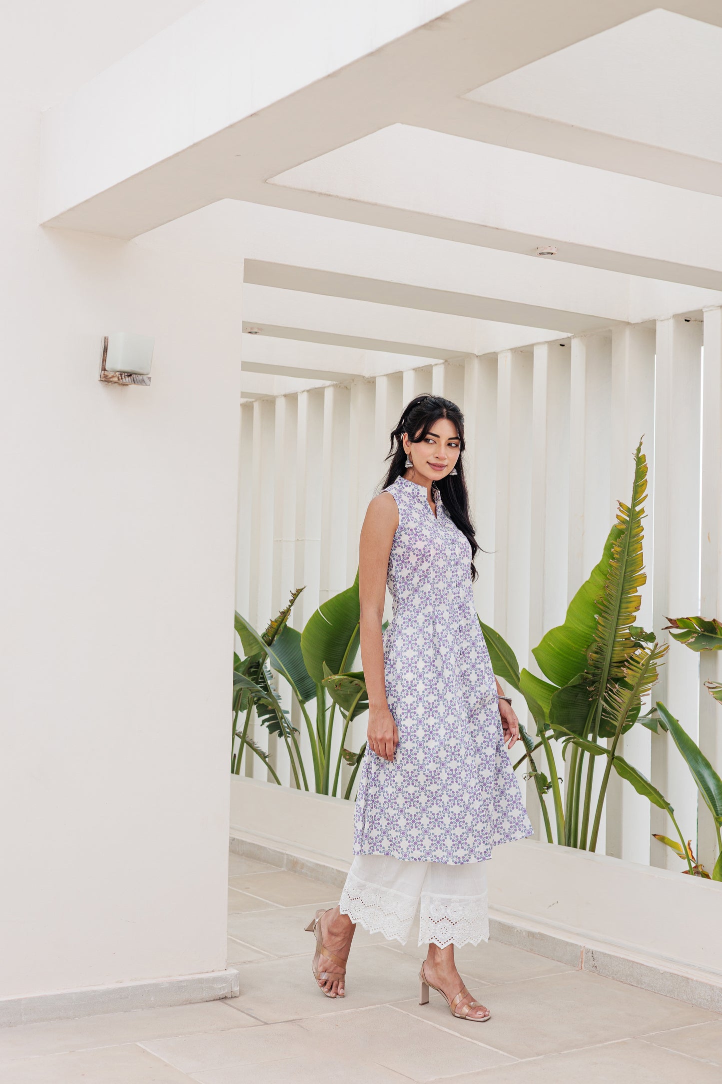 Anaya-Dusky Lilac with Hakoba Pants