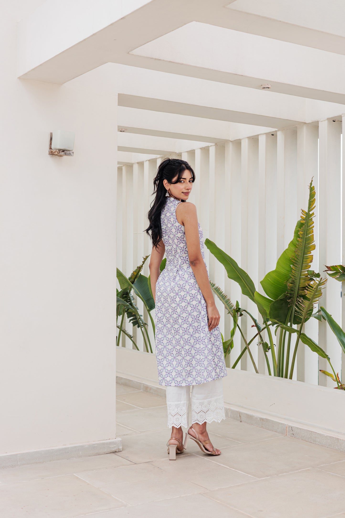Anaya-Dusky Lilac with Hakoba Pants