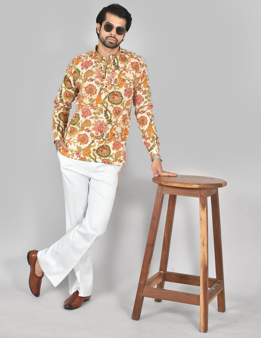Pookal Pop Long Sleeves Kurta