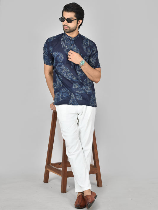 Midnight Manga Short Sleeves Kurta