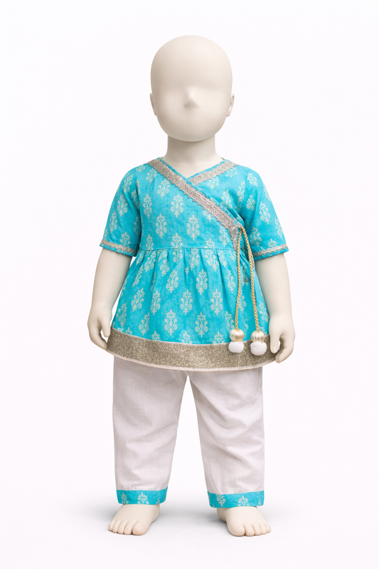 Turquoise Charm Kurti